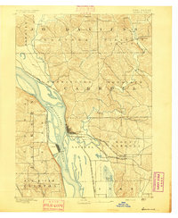 1892 Map of Savanna
