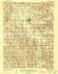 preview thumbnail of historical topo map of Seymour, IA in 1944