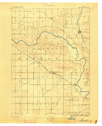 1889 Map of Shellsburg