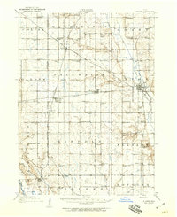 1911 Map of Slater, 1960 Print
