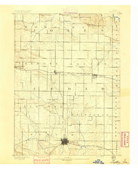 1890 Map of Jones County, IA