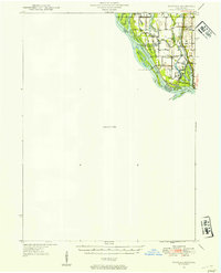 1946 Map of Wapello, 1954 Print