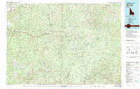 Download a high-resolution, GPS-compatible USGS topo map for Elk City, ID (1981 edition)