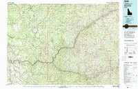 Download a high-resolution, GPS-compatible USGS topo map for Kooskia, ID (1981 edition)