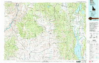Download a high-resolution, GPS-compatible USGS topo map for McCall, ID (1993 edition)