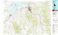 1984 Map of Arimo, ID
