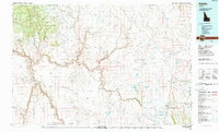Download a high-resolution, GPS-compatible USGS topo map for Riddle, ID (1990 edition)
