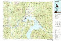 preview thumbnail of historical topo map of Sandpoint, ID in 1984