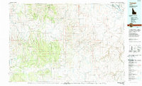 Download a high-resolution, GPS-compatible USGS topo map for Triangle, ID (1990 edition)