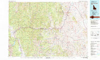 preview thumbnail of historical topo map of Custer County, ID in 1982