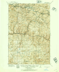 1914 Map of Avery, 1954 Print