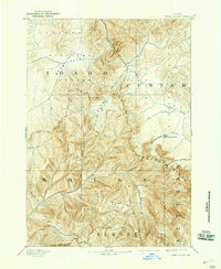 1893 Map of Bear Valley, 1938 Print