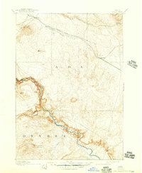 1894 Map of Bisuka, 1946 Print
