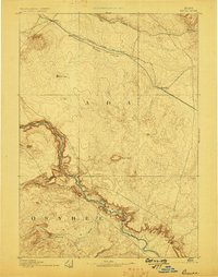 1894 Map of Bisuka, 1898 Print