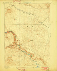 1894 Map of Bisuka, 1902 Print