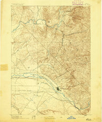 1892 Map of Boise