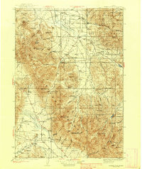 1938 Map of Borah Peak