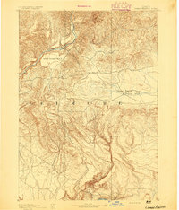 1892 Map of Camas Prairie