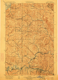 1911 Map of Cataldo