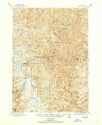 preview thumbnail of historical topo map of Custer County, ID in 1919