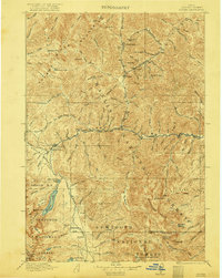 Download a high-resolution, GPS-compatible USGS topo map for Custer, ID (1922 edition)