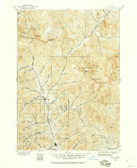 1895 Map of Custer County, ID, 1960 Print