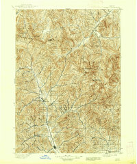 1897 Map of Hailey, ID, 1937 Print