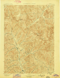 preview thumbnail of historical topo map of Hailey, ID in 1897