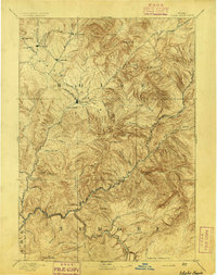 preview thumbnail of historical topo map of Boise County, ID in 1894