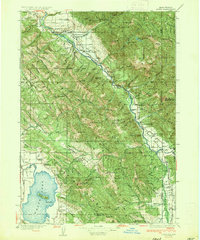 1935 Map of Irwin, ID