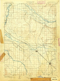1898 Map of Nampa, 1905 Print