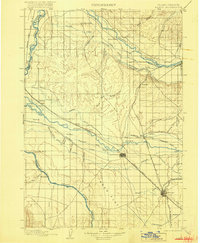 1898 Map of Nampa, 1916 Print