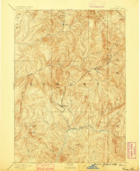 Download a high-resolution, GPS-compatible USGS topo map for Rocky Bar, ID (1894 edition)