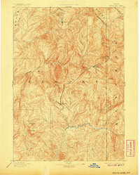1894 Map of Camas County, ID, 1906 Print