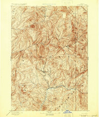 1894 Map of Camas County, ID, 1925 Print