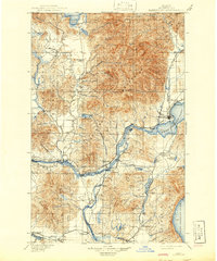 1901 Map of Sandpoint, ID, 1941 Print