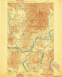 preview thumbnail of historical topo map of Sandpoint, ID in 1901