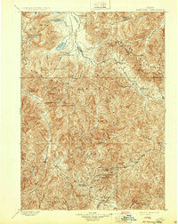 1900 Map of Blaine County, ID, 1932 Print