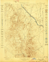 preview thumbnail of historical topo map of Owyhee County, ID in 1898