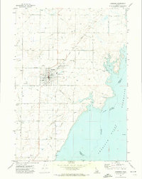 1971 Map of Aberdeen, 1974 Print