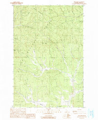 preview thumbnail of historical topo map of Latah County, ID in 1990