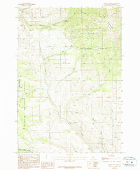 Download a high-resolution, GPS-compatible USGS topo map for Advent Gulch, ID (1987 edition)