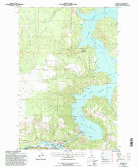 Download a high-resolution, GPS-compatible USGS topo map for Ahsahka, ID (1997 edition)