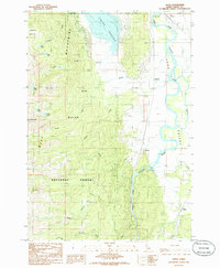 Download a high-resolution, GPS-compatible USGS topo map for Alpha, ID (1986 edition)