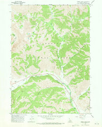 Download a high-resolution, GPS-compatible USGS topo map for Amber Lakes, ID (1971 edition)