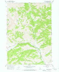 Download a high-resolution, GPS-compatible USGS topo map for Amber Lakes, ID (1977 edition)