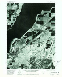 1976 Map of American Falls, ID, 1980 Print