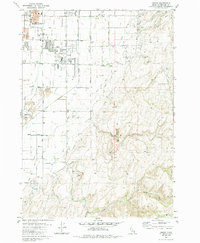 Download a high-resolution, GPS-compatible USGS topo map for Ammon, ID (1985 edition)