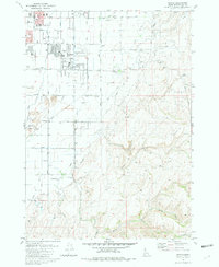 Download a high-resolution, GPS-compatible USGS topo map for Ammon, ID (1981 edition)