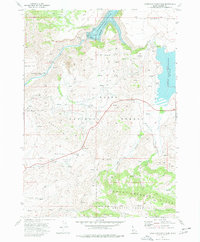 Download a high-resolution, GPS-compatible USGS topo map for Anderson Ranch Dam, ID (1977 edition)